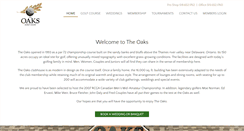 Desktop Screenshot of oaksgolf.com