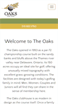 Mobile Screenshot of oaksgolf.com
